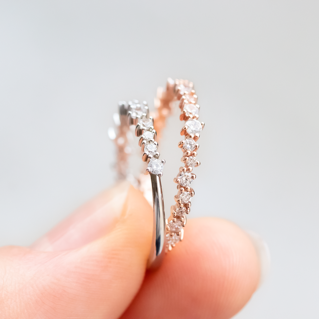 Round Brilliant Cut Full Eternity Wedding Band