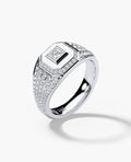 LA PAZ Gold Signet Ring with 0.85ct Diamonds