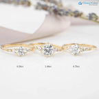 Lab Diamond Engagement Ring, Large lab-grown Diamond, Flower setting, high profile DisneyValley