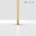 Lab grown diamond Necklace Round shape beautiful necklace gift for wife - DisneyValley