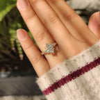 Art Deco Dutch Marquise Ring in Milgrain Details