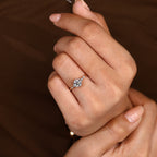 Five Stone Style Round Cut Diamond Ring
