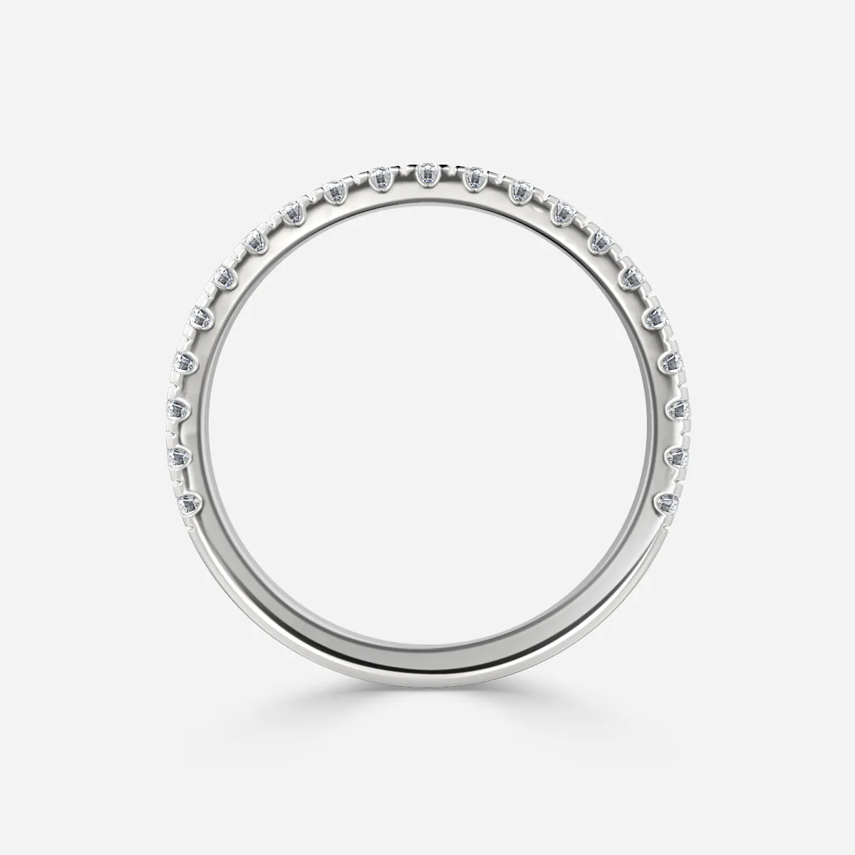 1.0 CT Pear Cut Moissanite Pave Bridal Ring Set