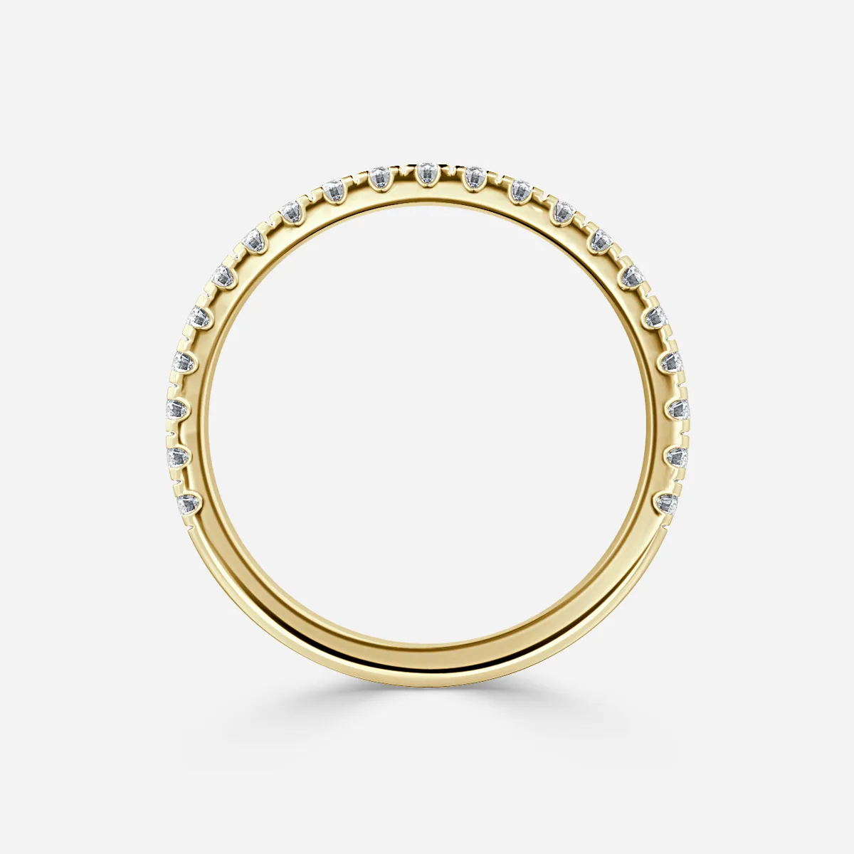1.0 CT Pear Cut Moissanite Pave Bridal Ring Set