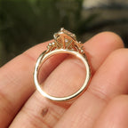 Dutch Marquise Ring with Leaf Style Prong