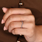 Half Eternity Stackable Wedding Band