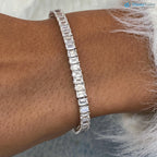Luxurious Elegance: Lab Grown Diamond Eternity Bracelet - DisneyValley