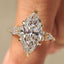 Marquise Diamond Ring in Muse Style