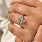 Marquise Cut Engagement Ring in Muse Setting