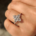 Marquise Cut Engagement Ring in Muse Setting