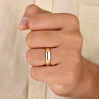 Comfort Fit Plain Mens Wedding Band