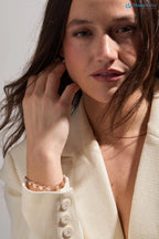Multi-Shape Lab-Grown Diamond Heart and Emerald shaped bracelet - DisneyValley