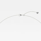 2.15 TCW Round Moissanite Diamond Chevron Style Necklace