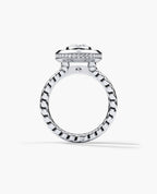 ROPES Oval Cut Diamond Gold Engagement Ring