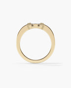 NORTHSTAR MINI Gold Ring with 0.15ct Diamonds