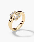 NORTHSTAR MINI Gold Ring with 0.15ct Diamonds