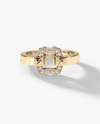 NORTHSTAR MINI Gold Ring with 0.15ct Diamonds