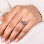 Dutch Marquise Engagement Ring in Tulip Setting