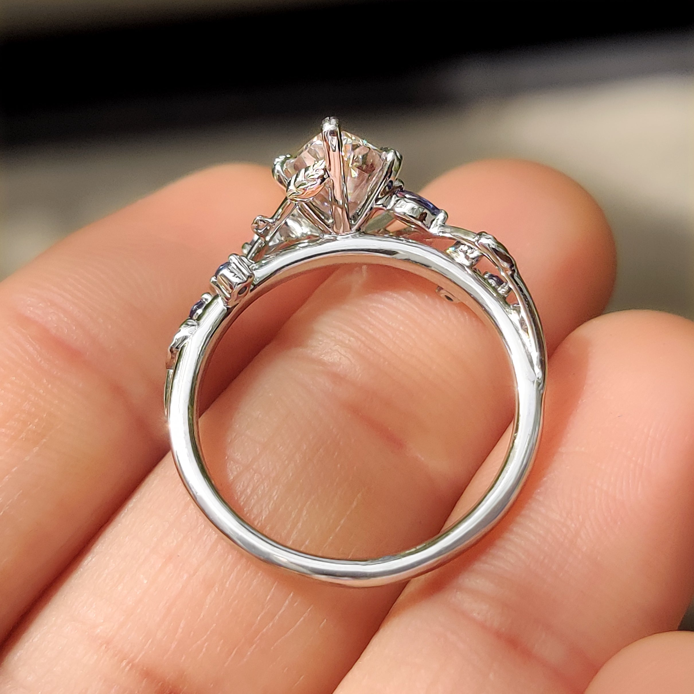 Dutch Marquise Diamond Ring in Cluster Setting