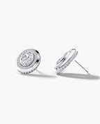 HALO Gold Oval Cut Single Stud Earring with 0.55ct - 1.40ct Diamonds