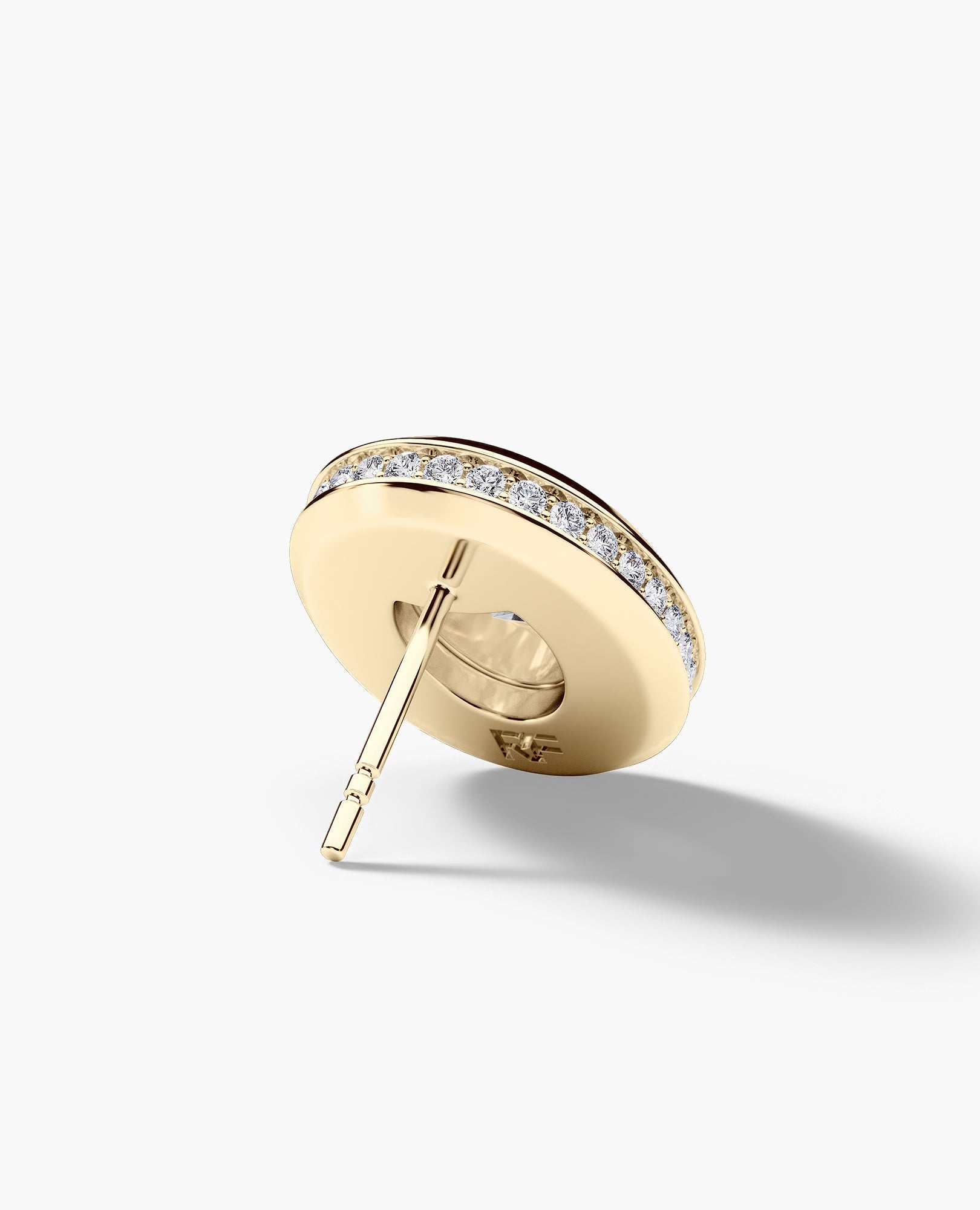HALO Gold Oval Cut Single Stud Earring with 0.55ct - 1.40ct Diamonds
