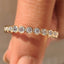 Bezel Set Eternity Round Diamond Wedding Band