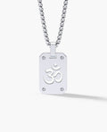 SHADOW OM Gold Dog Tag Pendant