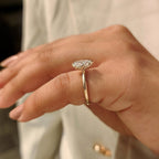 Solitaire Oval Diamond Engagement Ring