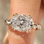 Solitaire Oval Cut Engagement Ring In East To West Setting