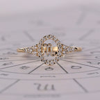 Scorpio Ring In Yellow Gold Finish