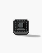 HALO EverBlak Gold Princess Cut Single Stud Earring with 0.55ct - 1.40ct Black Diamonds