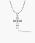 LA PAZ in Gold Pendant with 0.20ct Amethyst and Diamonds