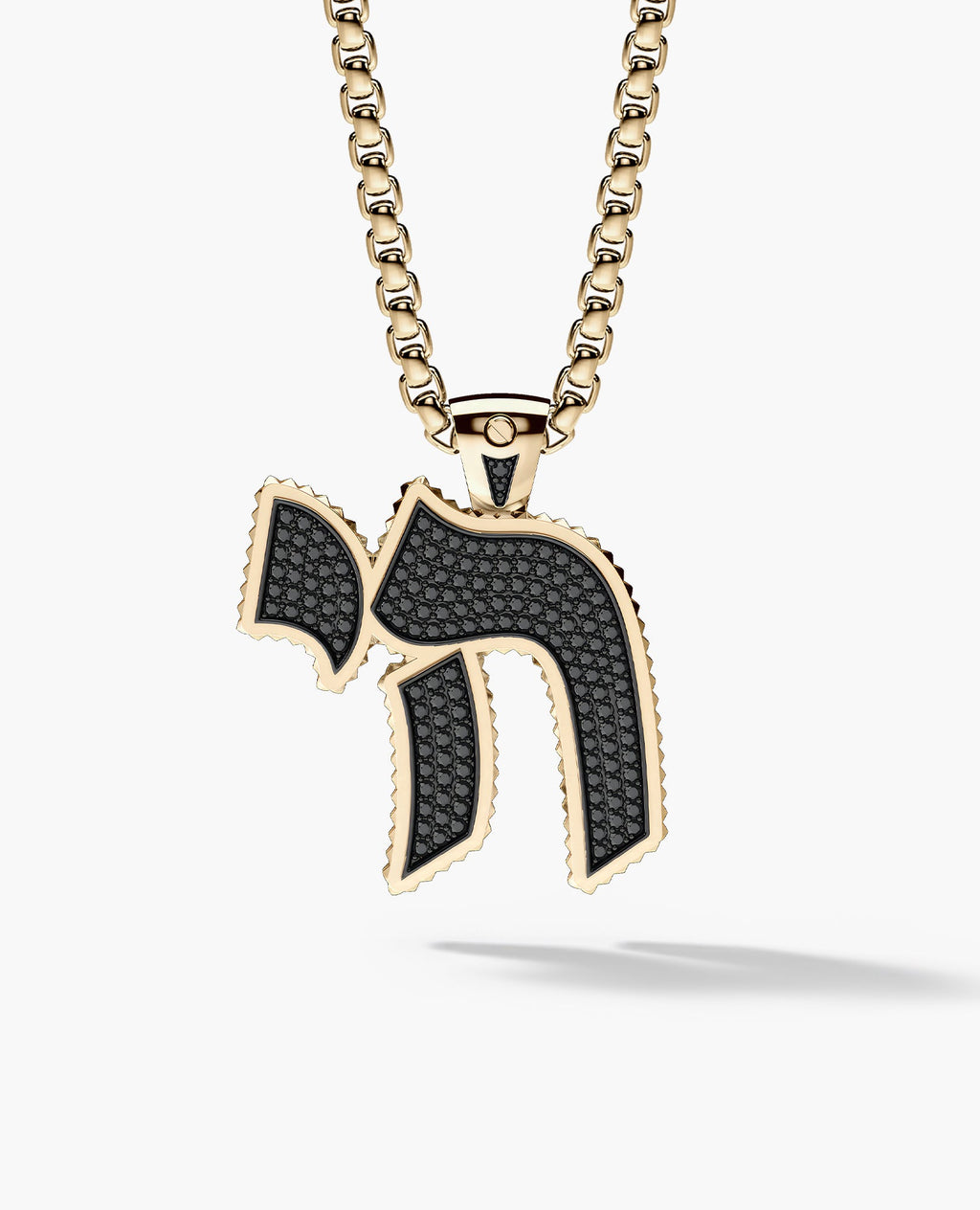 CHAI Gold Pendant with 0.40ct Black Diamonds
