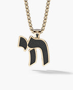 CHAI Gold Pendant with 0.40ct Black Diamonds