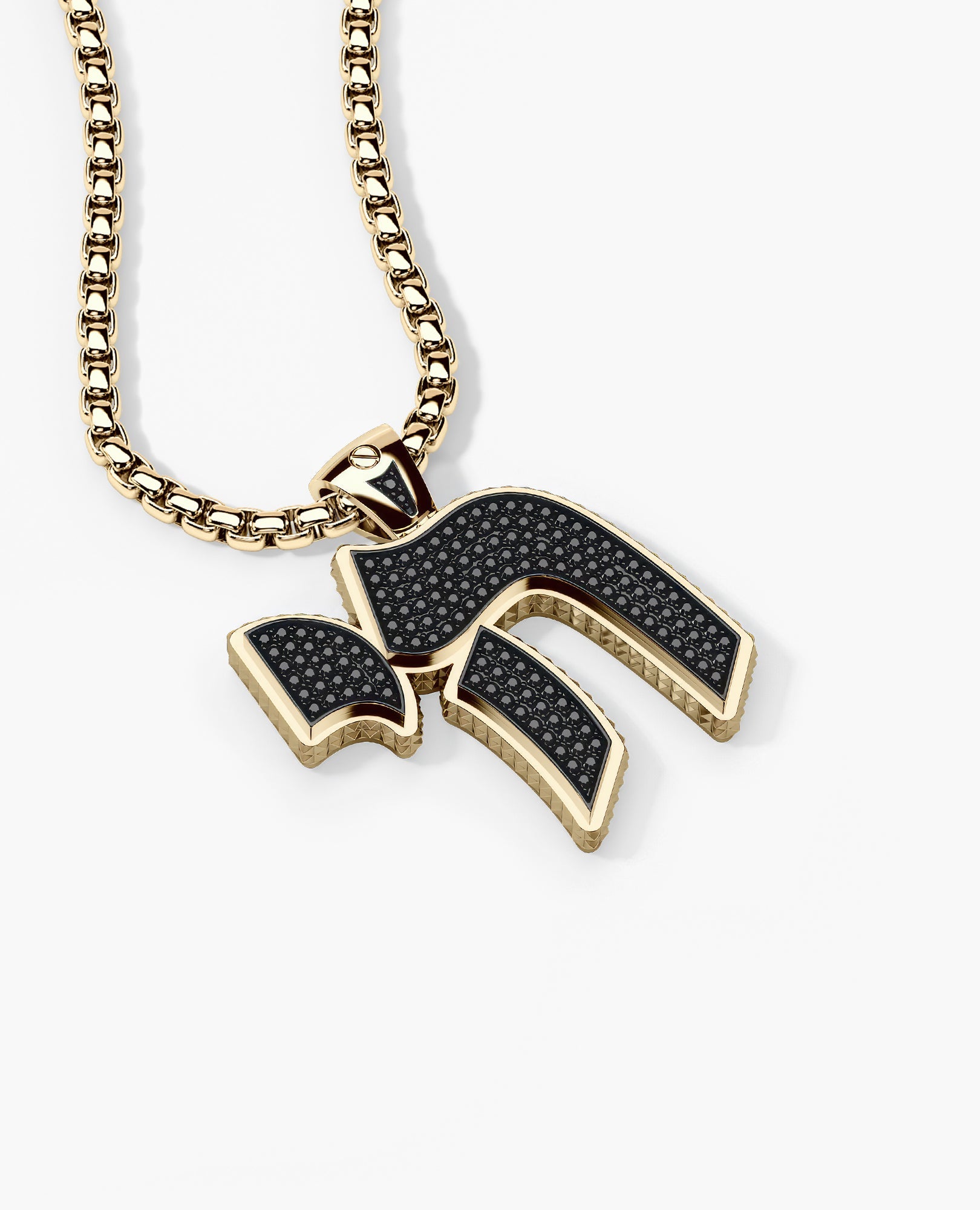 CHAI Gold Pendant with 0.40ct Black Diamonds
