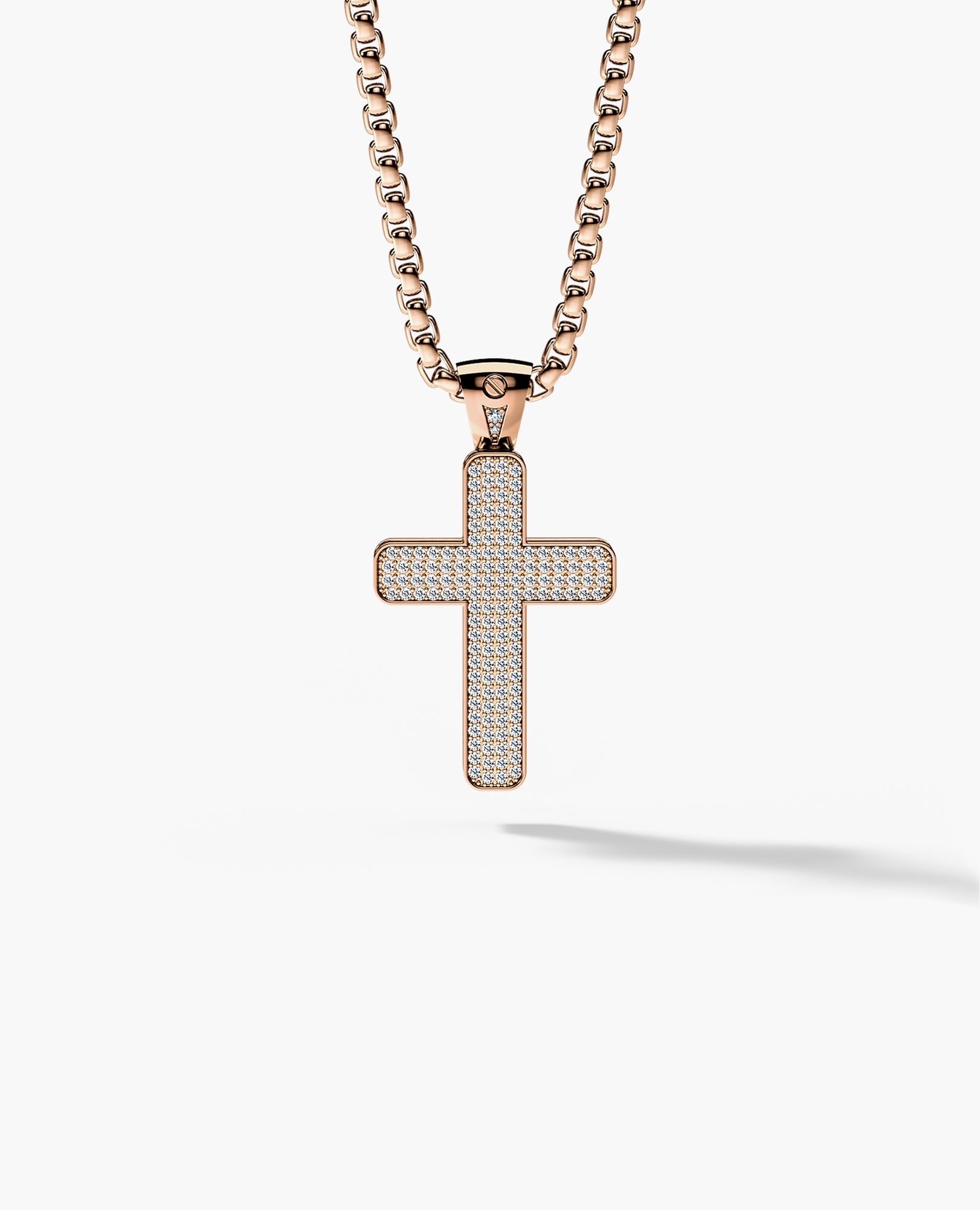 JERRITT Cross Gold Pendant with 2.00ct Diamonds