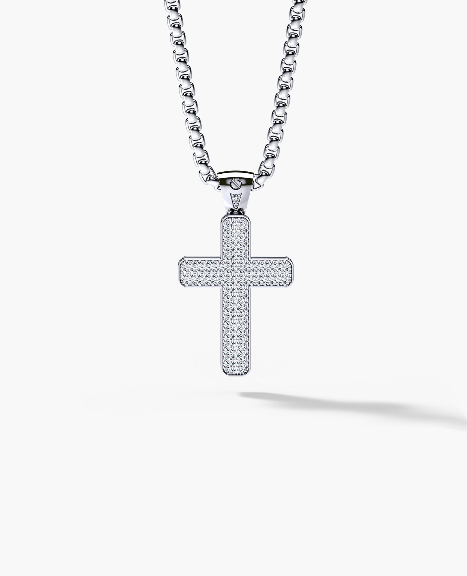 JERRITT Cross Gold Pendant with 2.00ct Diamonds
