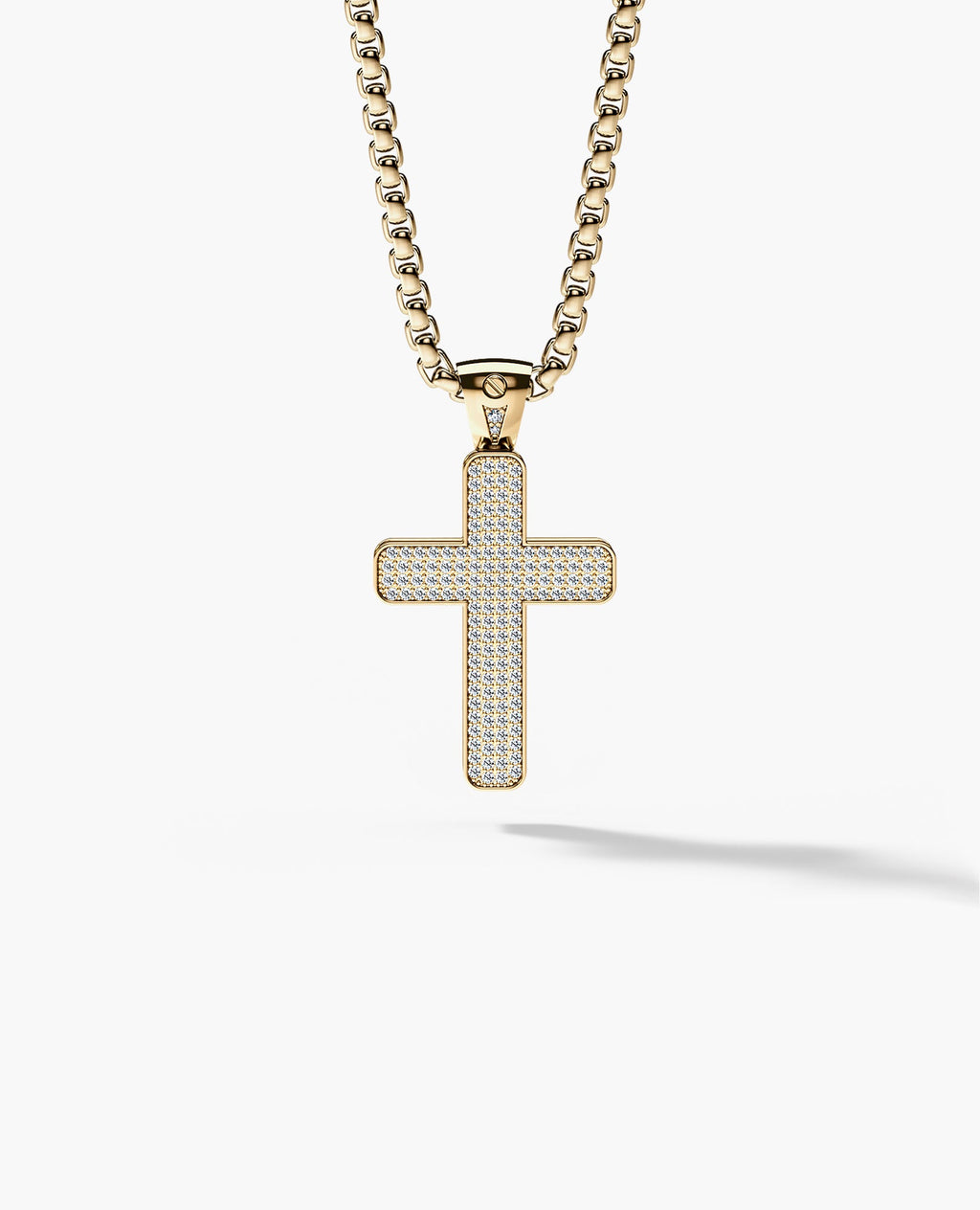 JERRITT Cross Gold Pendant with 2.00ct Diamonds