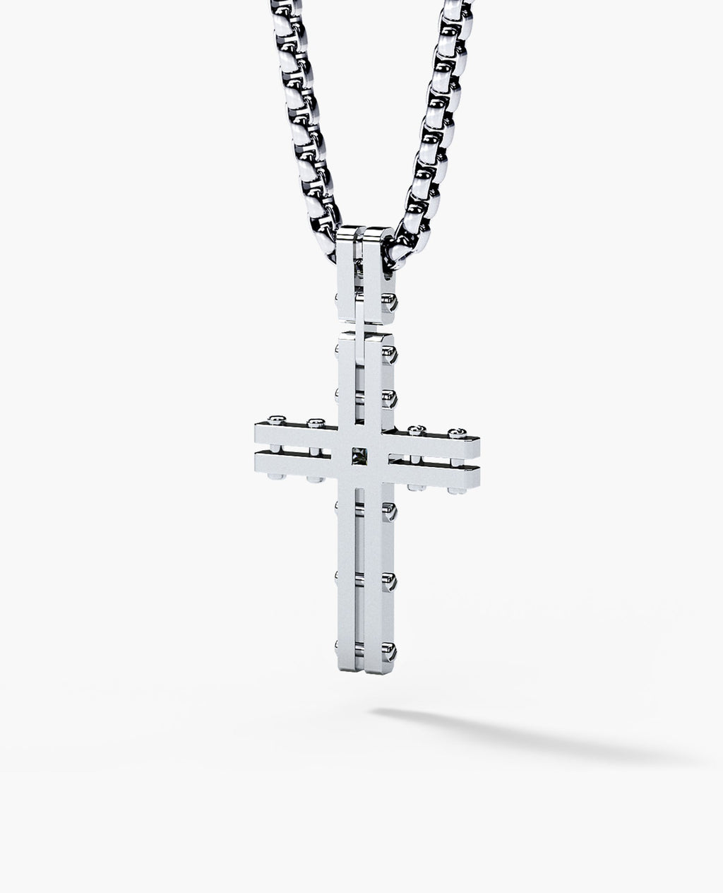 LA PAZ Cross Gold Pendant with 0.20ct Diamonds