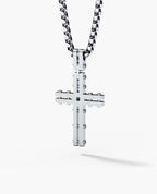 LA PAZ Cross Gold Pendant with 0.20ct Diamonds