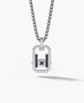 LA PAZ Gold Pendant with 0.25ct Black Diamonds