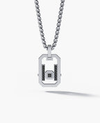 LA PAZ Gold Pendant with 0.25ct Black Diamonds