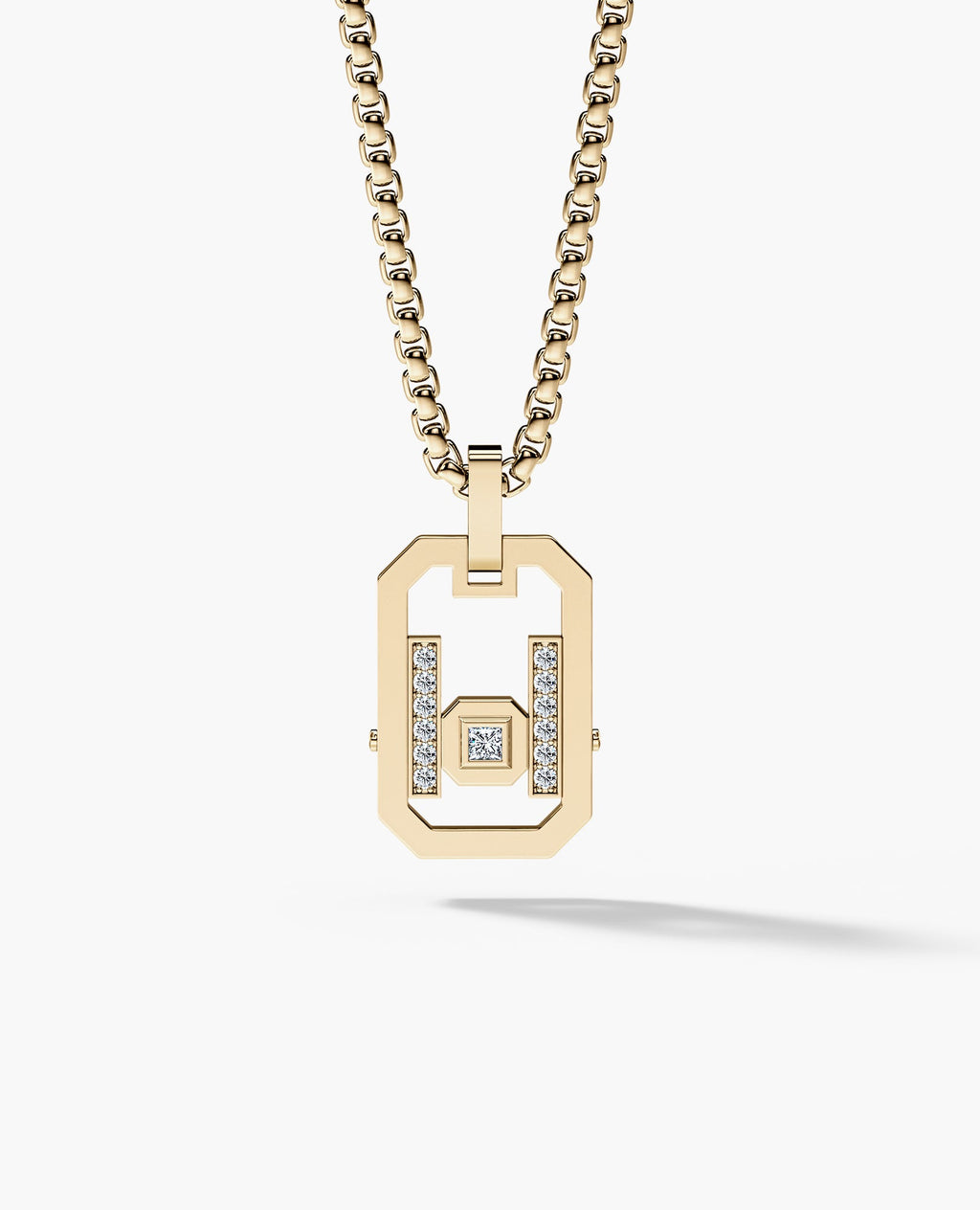 LA PAZ Gold Pendant with 0.25ct Diamonds