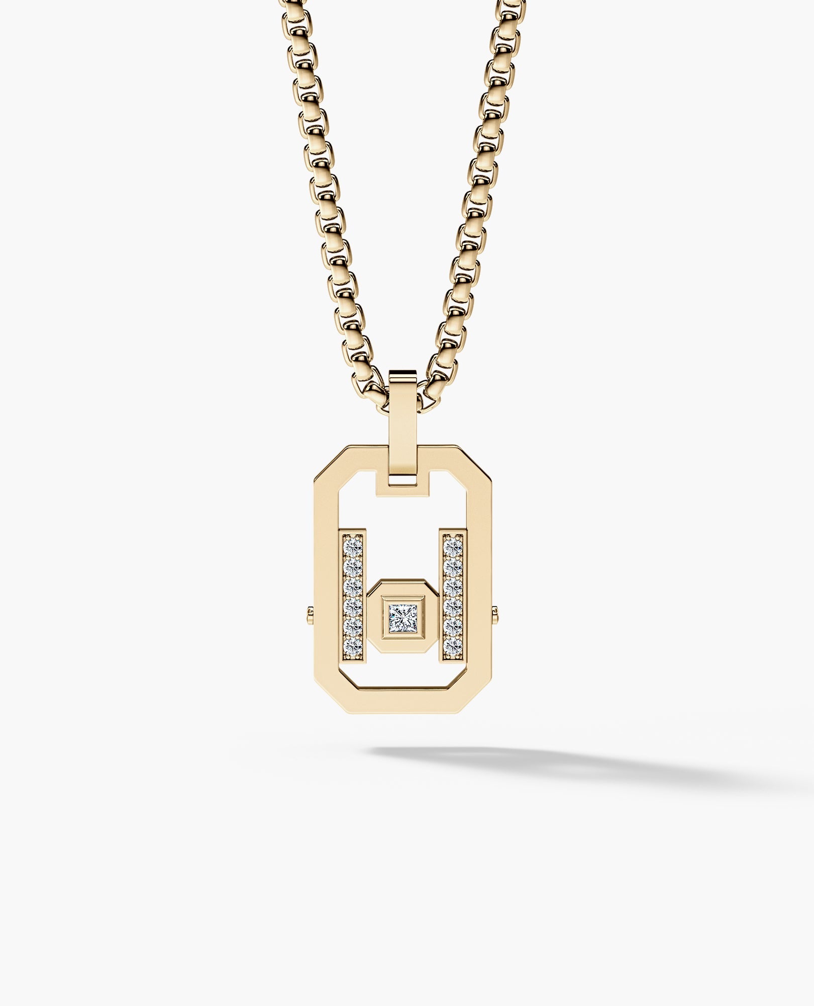LA PAZ Gold Pendant with 0.25ct Diamonds