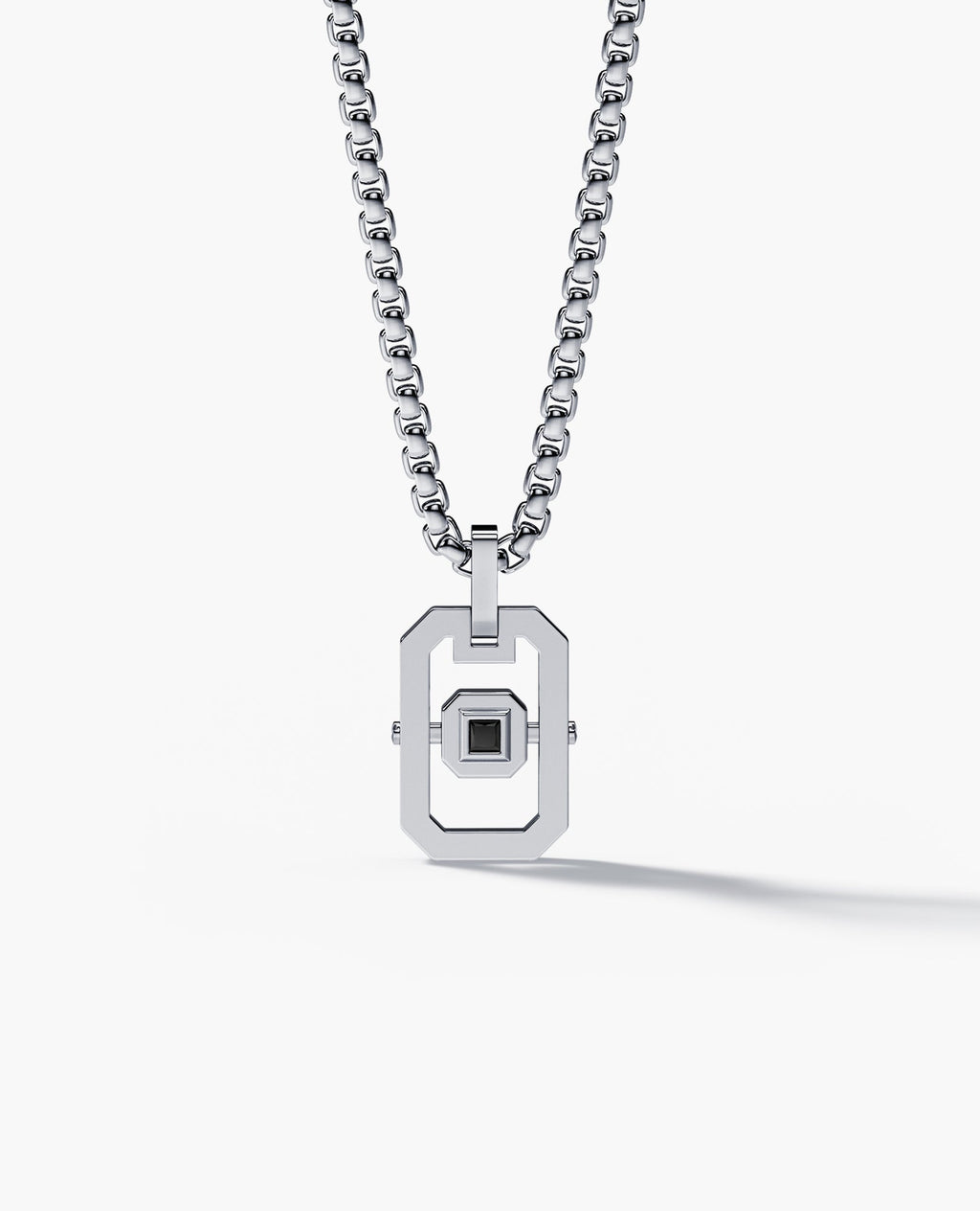 LA PAZ Gold Pendant with 0.10ct Black Diamond