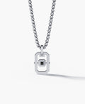LA PAZ Gold Pendant with 0.10ct Black Diamond