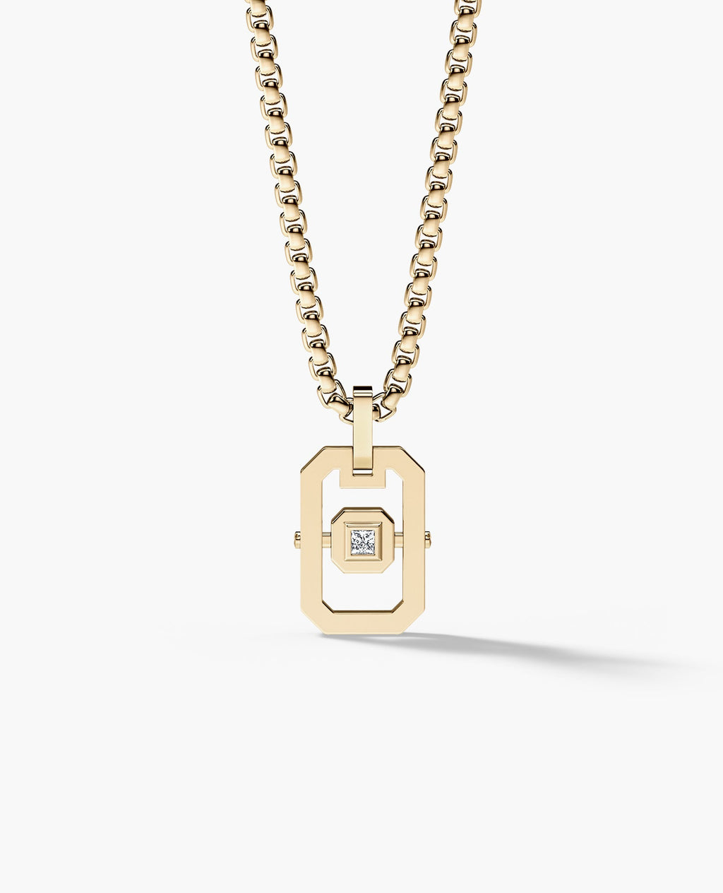 LA PAZ Gold Pendant with 0.10ct Diamond
