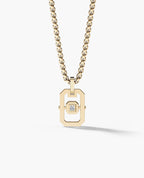 LA PAZ Gold Pendant with 0.10ct Diamond