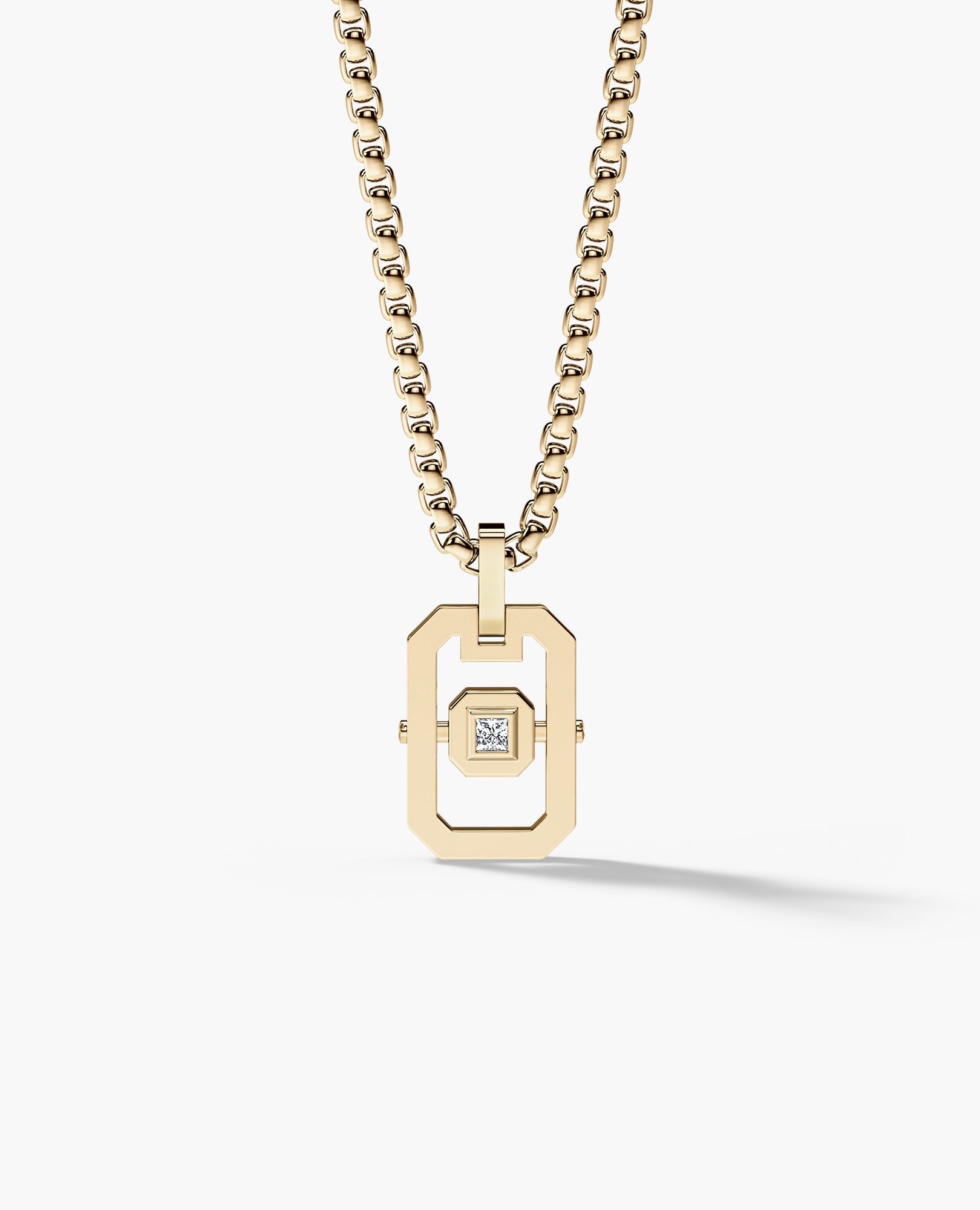 LA PAZ Gold Pendant with 0.10ct Diamond