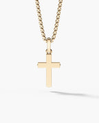 MINI CROSS Gold Pendant